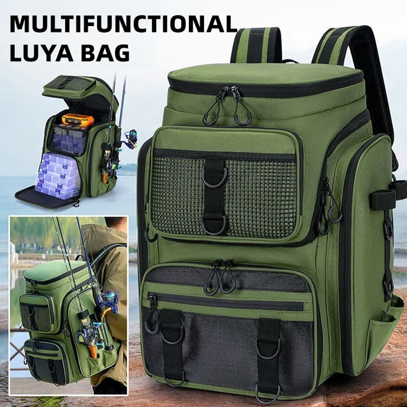 50L Fishing Tackle Backpack