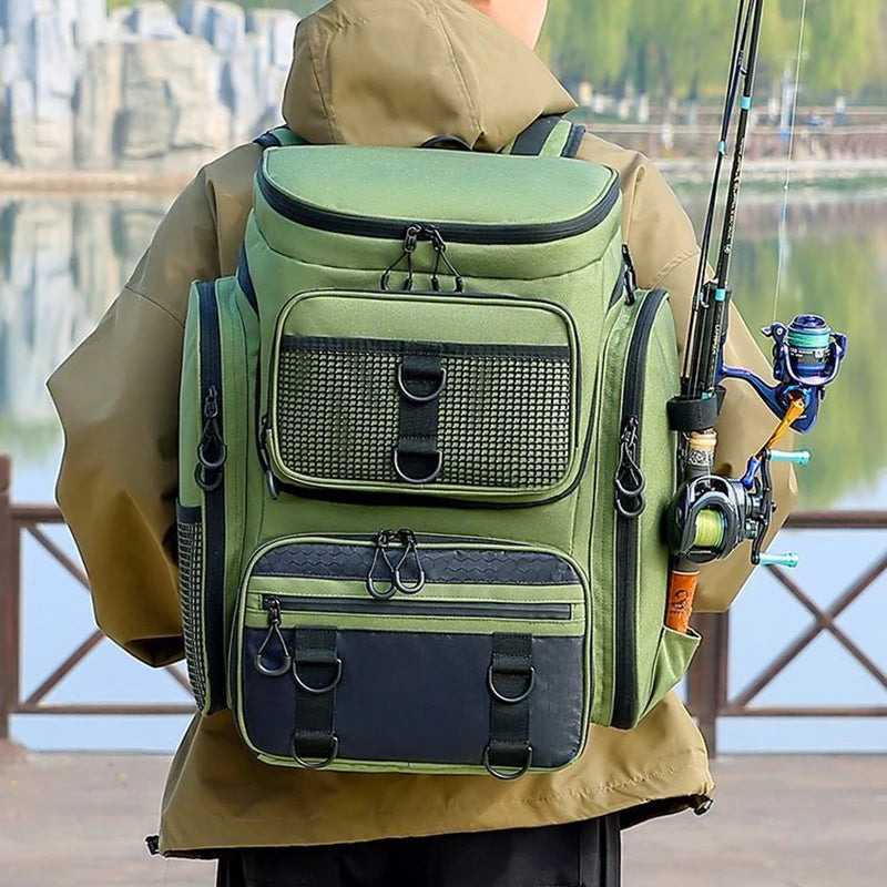50L Fishing Tackle Backpack