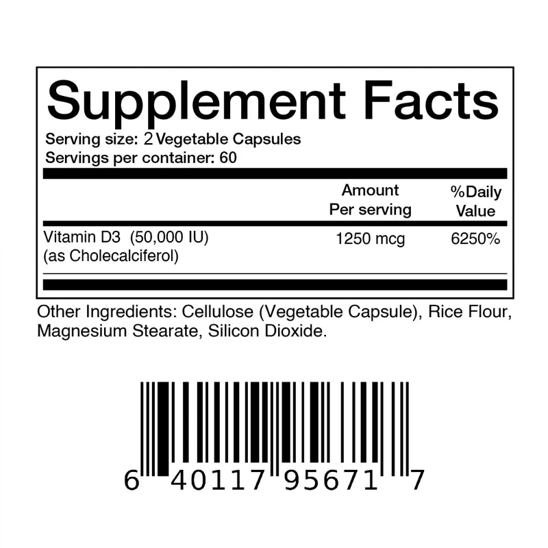 High Potency Vitamin D3