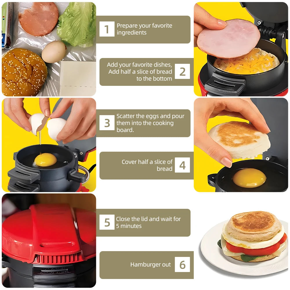 Portable Breakfast Sandwich Maker