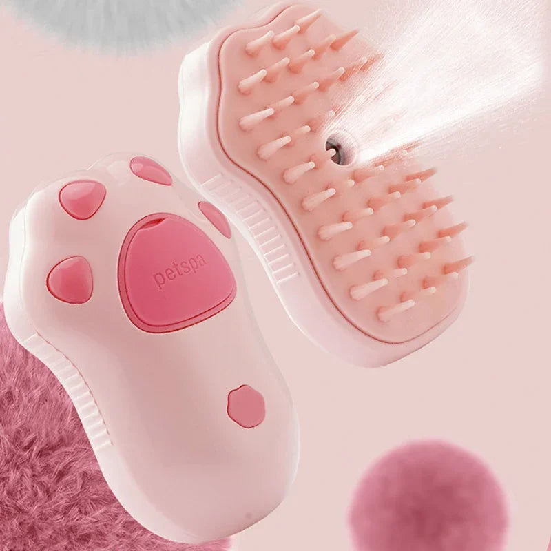 Steamy Pet Grooming Brush