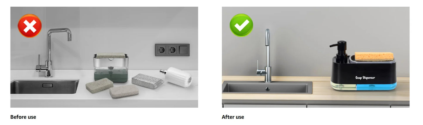 3-in-1 Kitchen Soap Dispenser