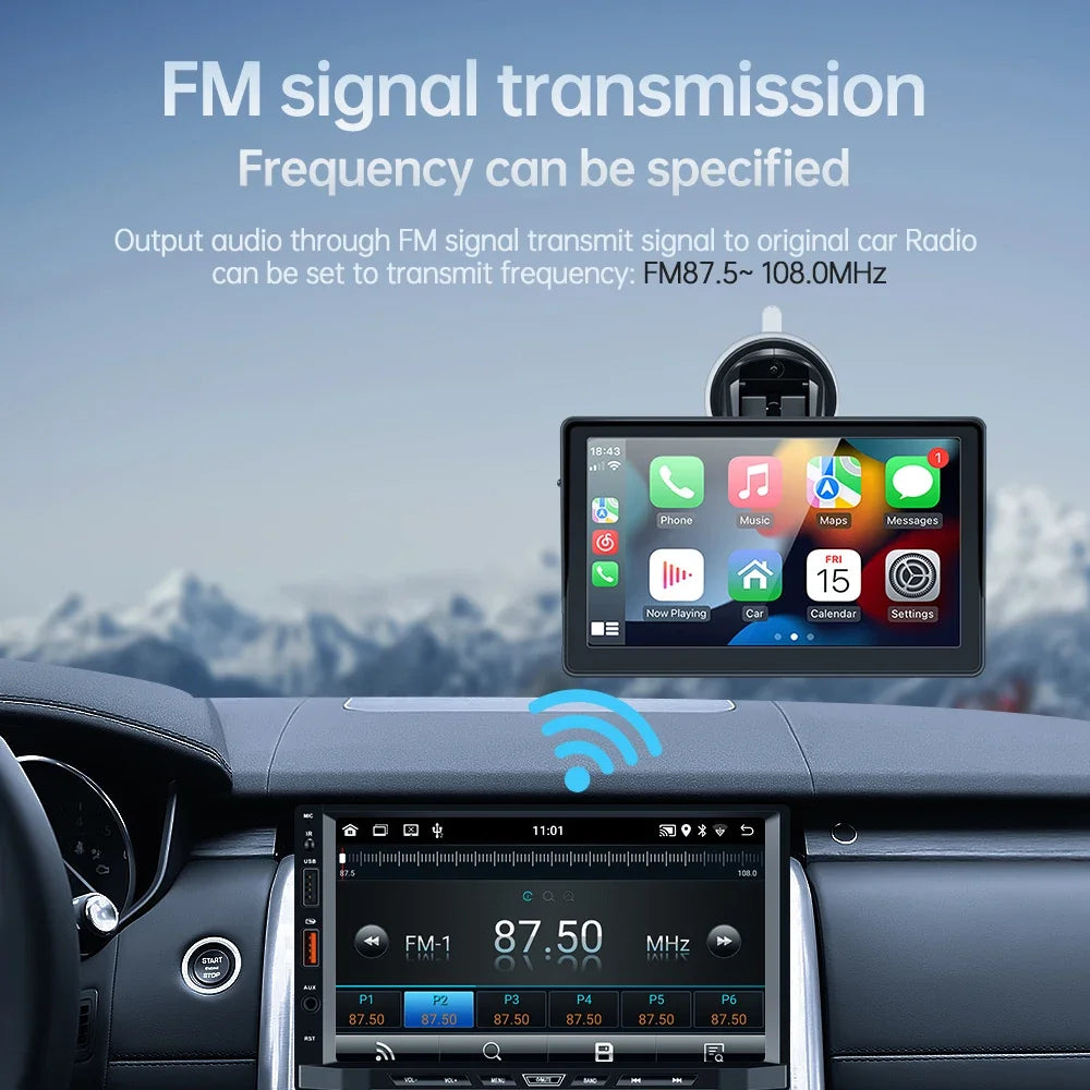 Universal 7-Inch Wireless Car Player