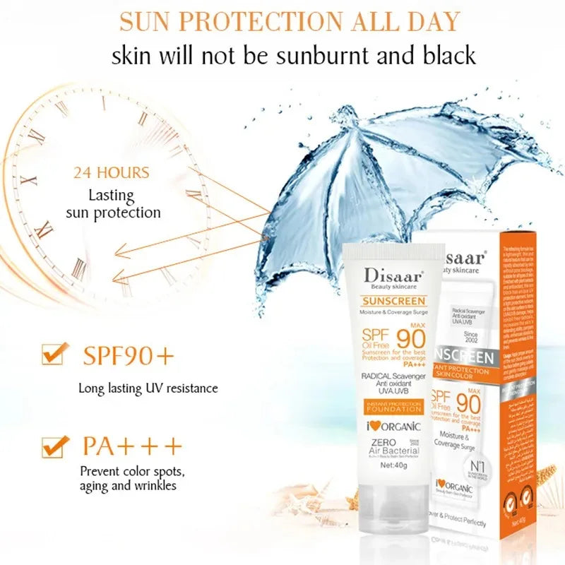 SPF 90+ Waterproof Sun Cream