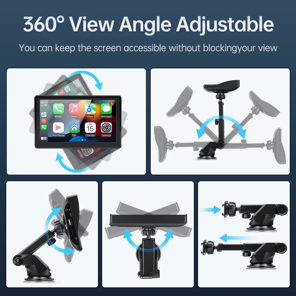 Universal 7-Inch Wireless Car Player