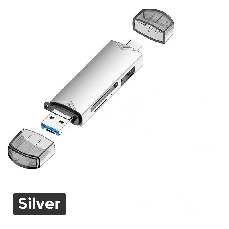 6-in-1 USB Card Reader