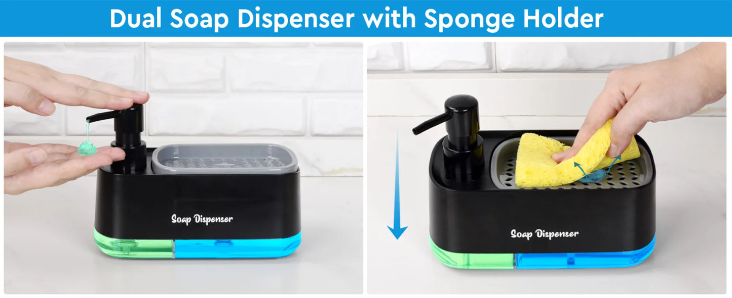 3-in-1 Kitchen Soap Dispenser