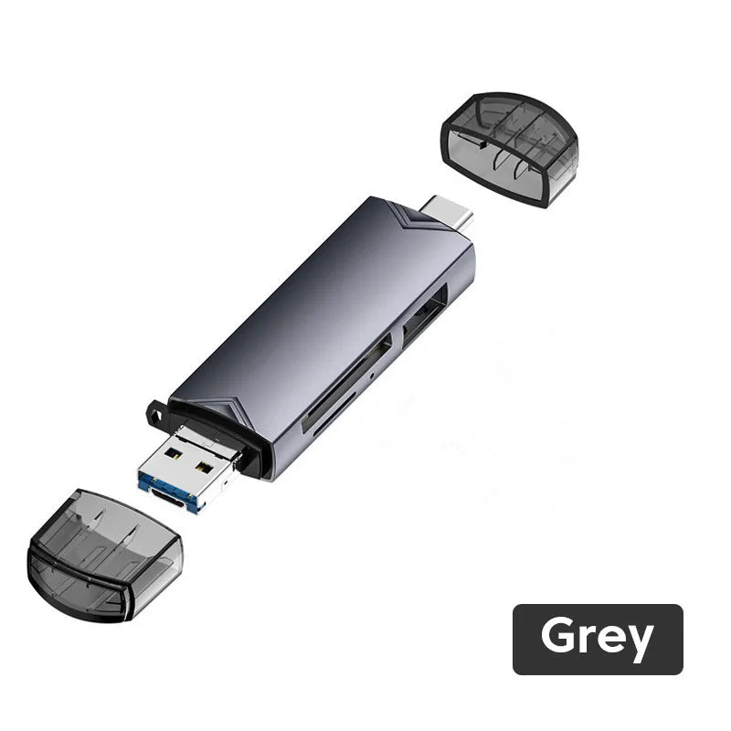 6-in-1 USB Card Reader