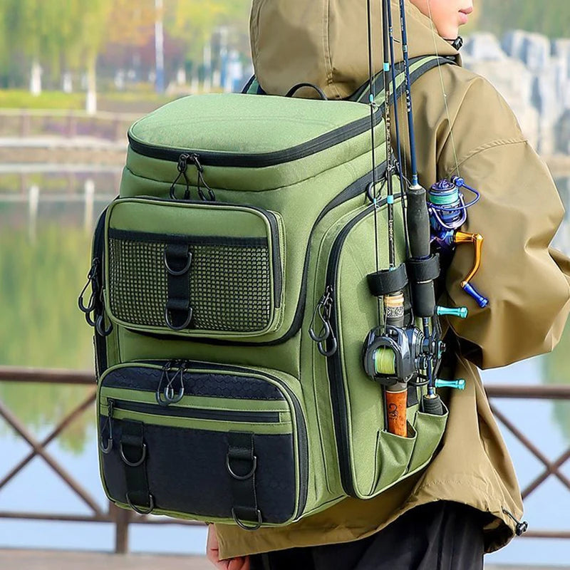 50L Fishing Tackle Backpack