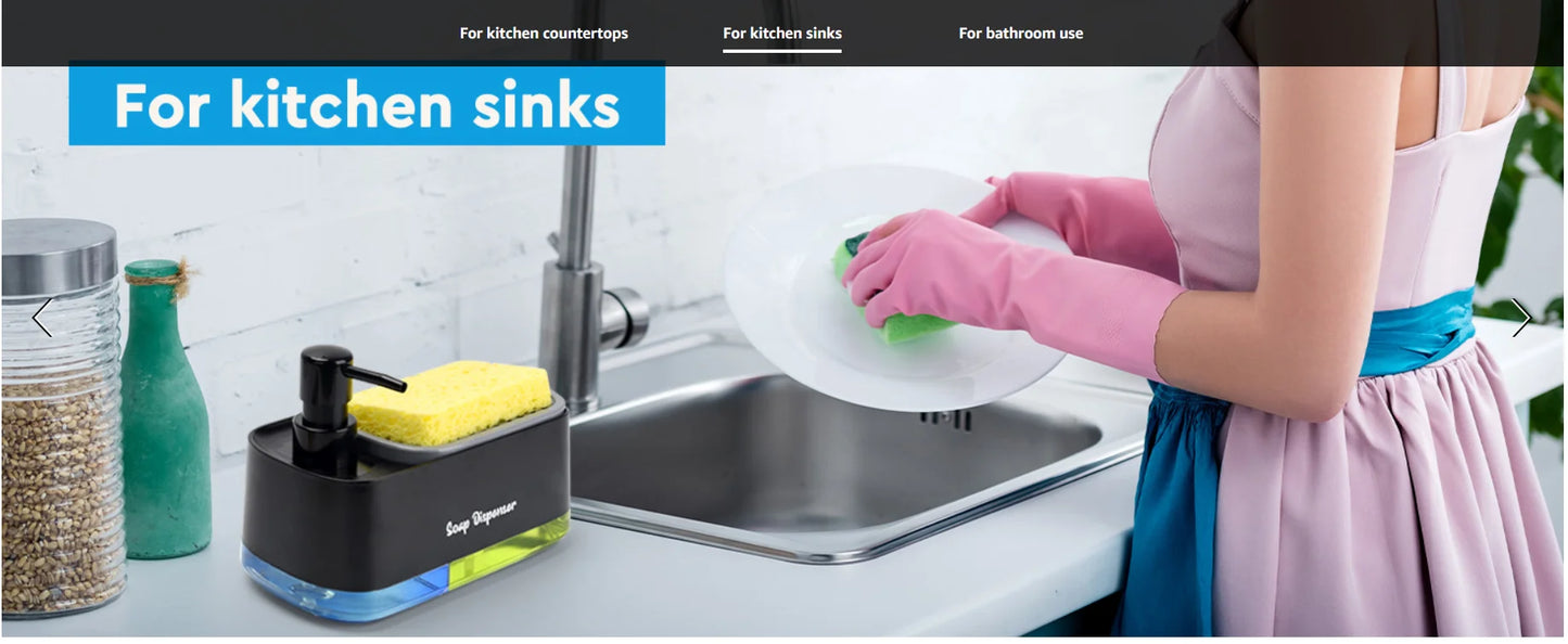 3-in-1 Kitchen Soap Dispenser