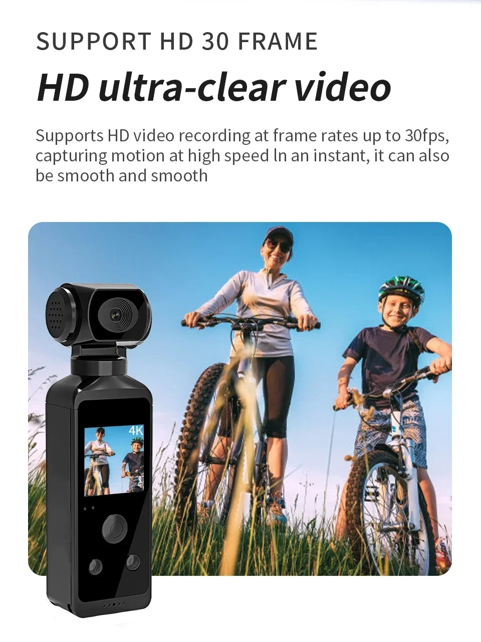 Pocket 4K Action Camera