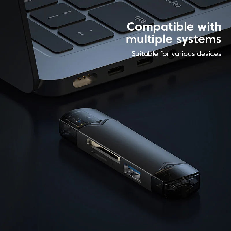6-in-1 USB Card Reader