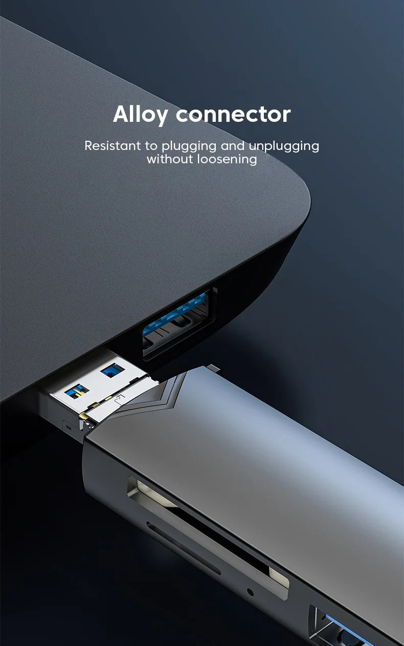 6-in-1 USB Card Reader