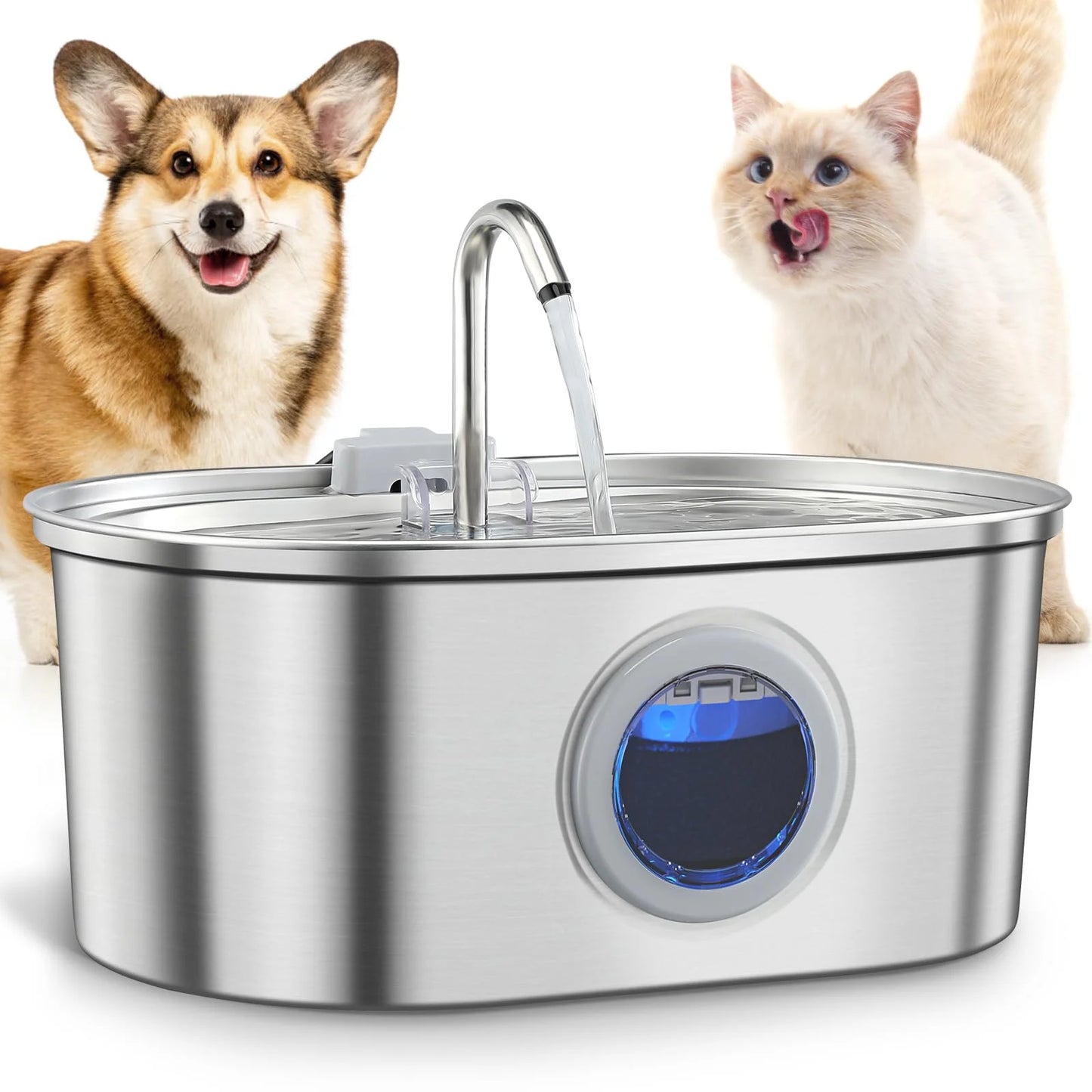 3.2L Stainless Steel Pet Dispenser