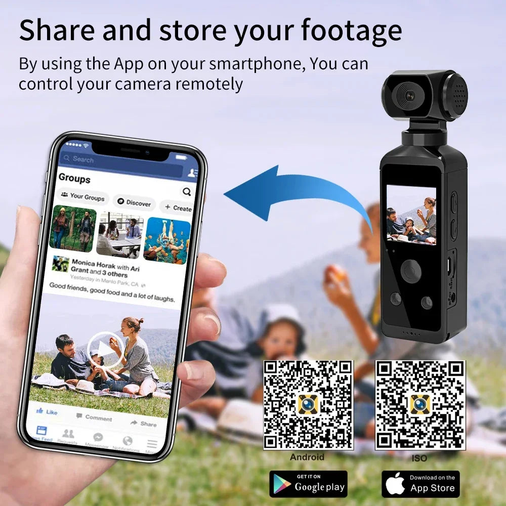 Pocket 4K Action Camera