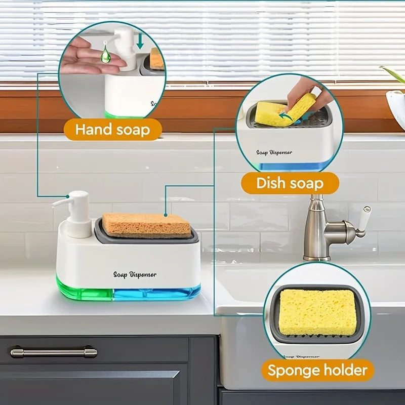 3-in-1 Kitchen Soap Dispenser