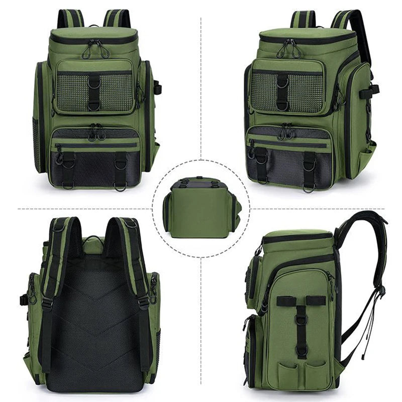 50L Fishing Tackle Backpack