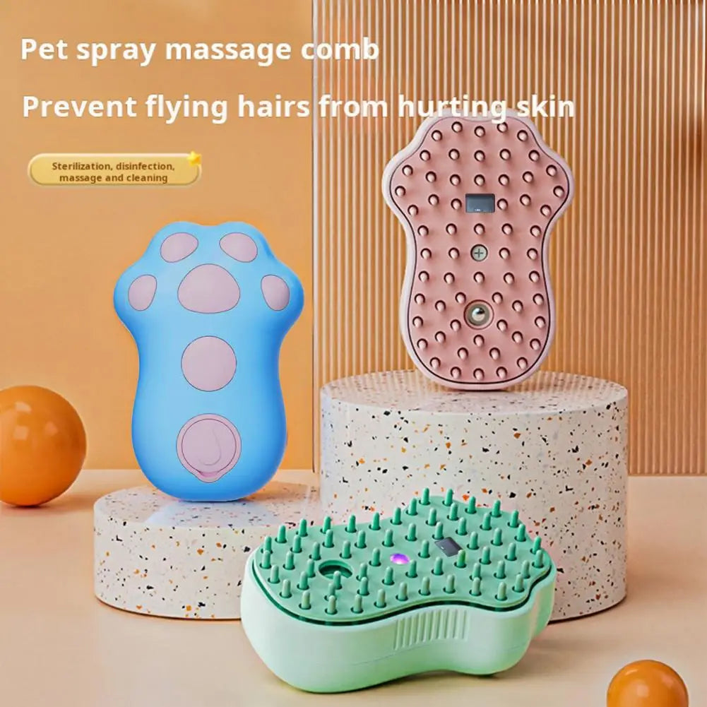 Steamy Pet Grooming Brush