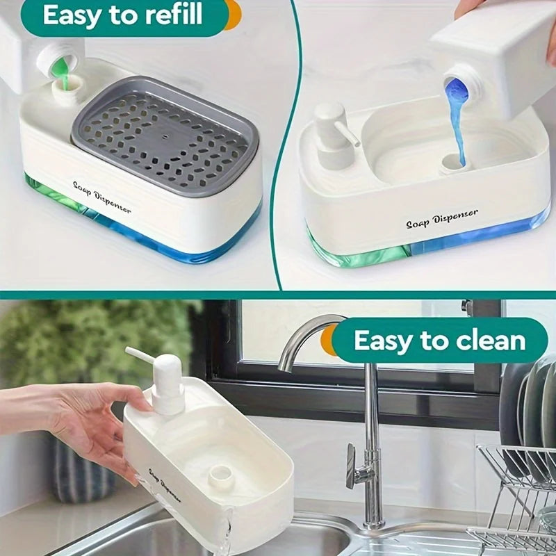 3-in-1 Kitchen Soap Dispenser