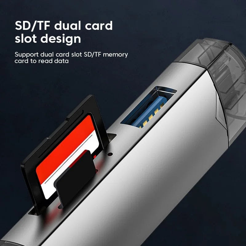 6-in-1 USB Card Reader