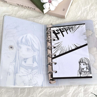 WAKAWAKA Glitter A7 Binder