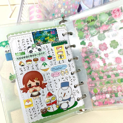 WAKAWAKA Glitter A7 Binder