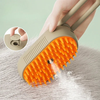 Steamy Pet Grooming Brush