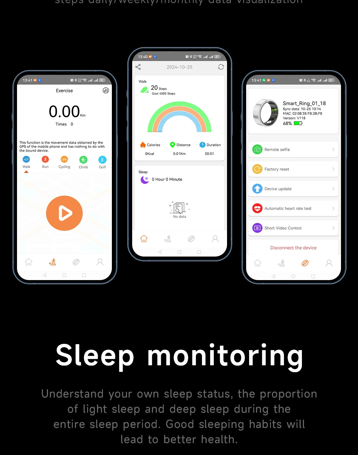 SR08 Smart Fitness Ring