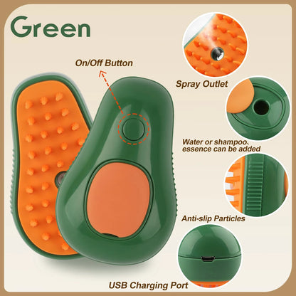 Steamy Pet Grooming Brush