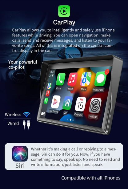 Universal 7-Inch Wireless Car Player