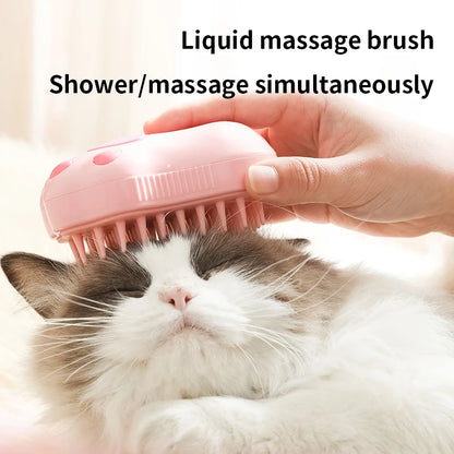 Steamy Pet Grooming Brush