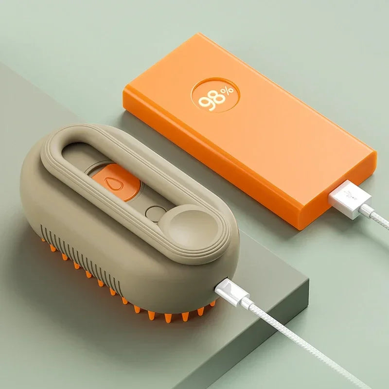 Steamy Pet Grooming Brush