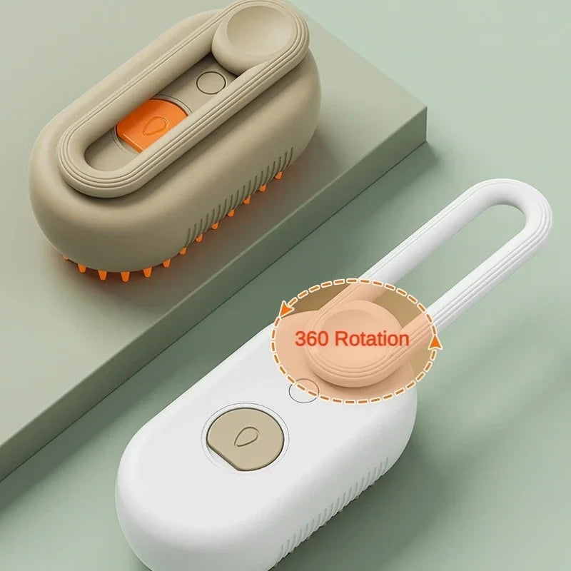 Steamy Pet Grooming Brush