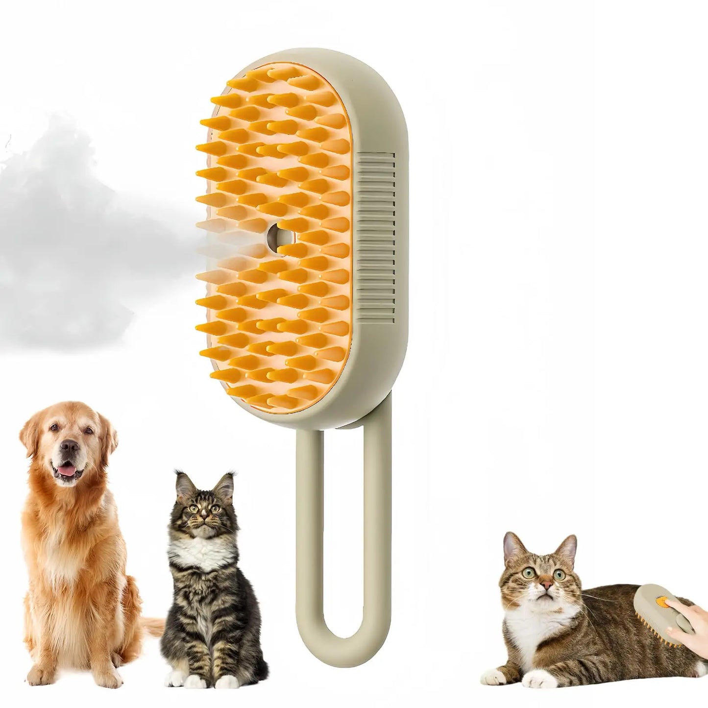 Steamy Pet Grooming Brush