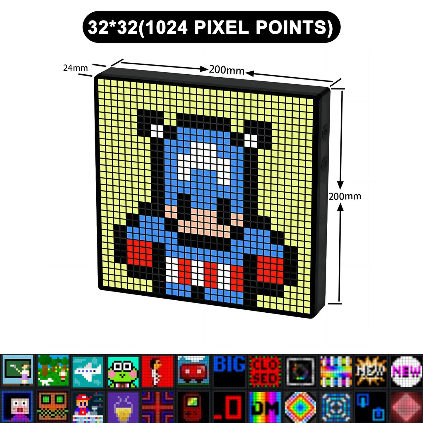 LED Pixel Art Display Panel