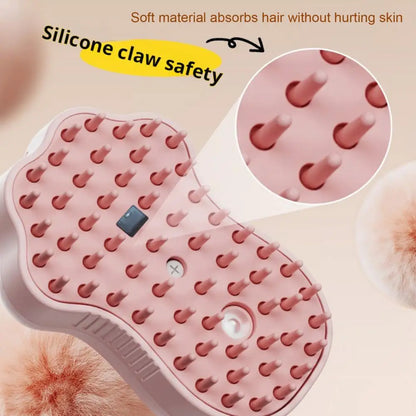 Steamy Pet Grooming Brush