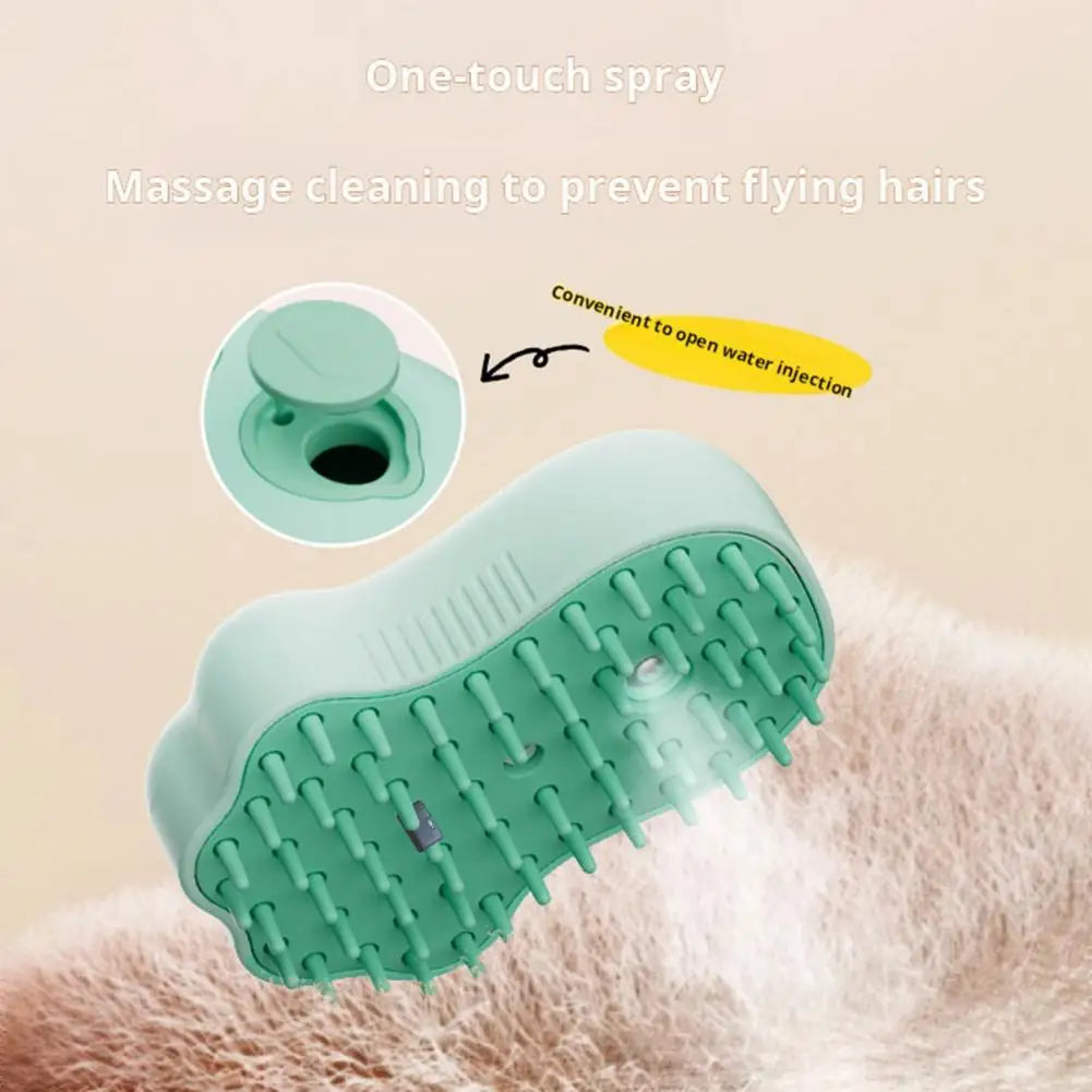 Steamy Pet Grooming Brush