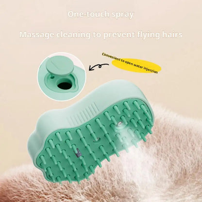 Steamy Pet Grooming Brush
