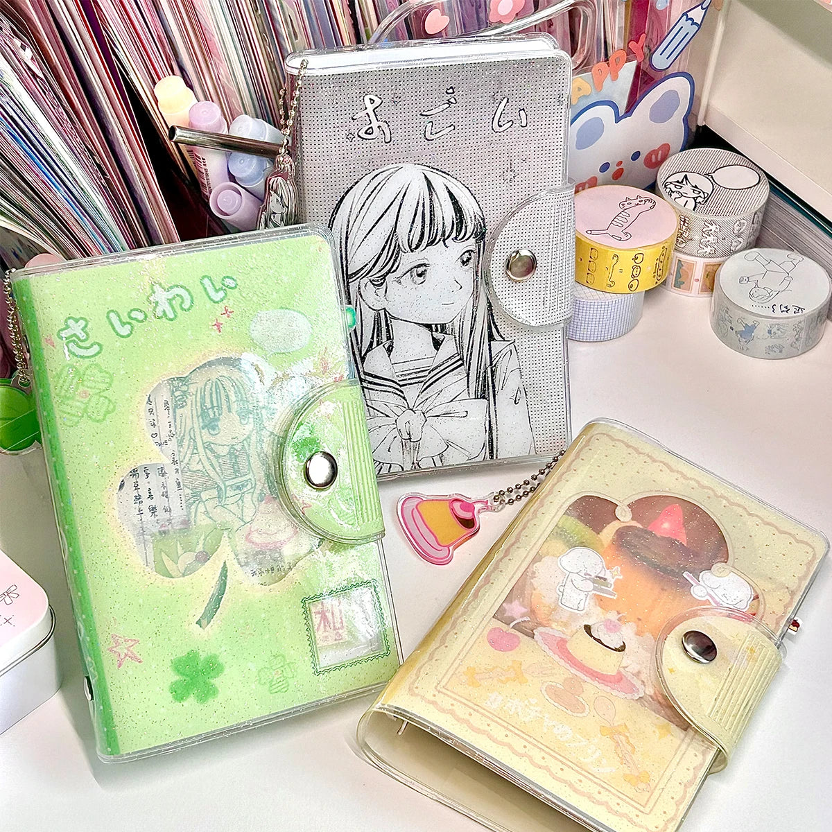 WAKAWAKA Glitter A7 Binder