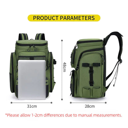50L Fishing Tackle Backpack