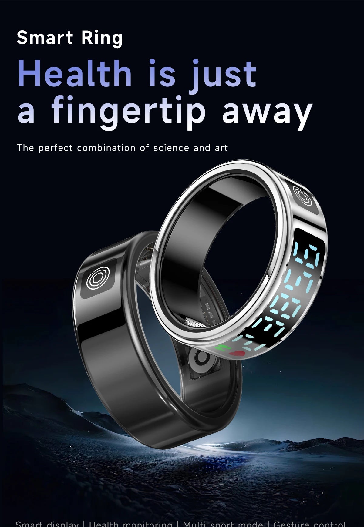 SR08 Smart Fitness Ring