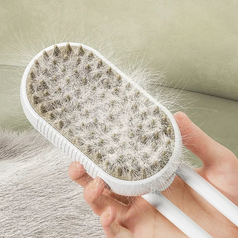 Steamy Pet Grooming Brush