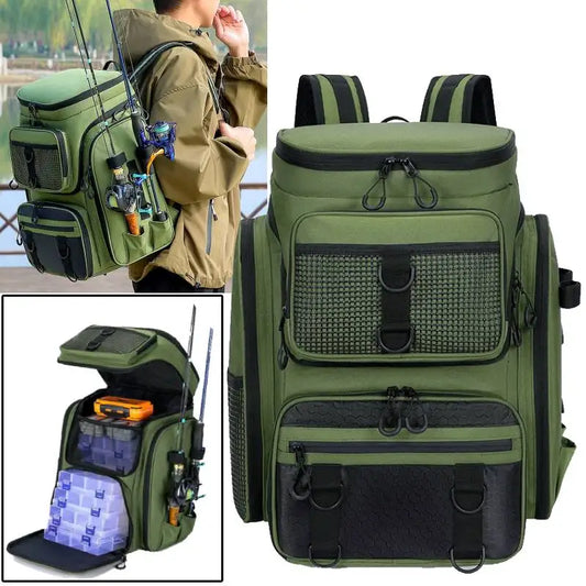 50L Fishing Tackle Backpack