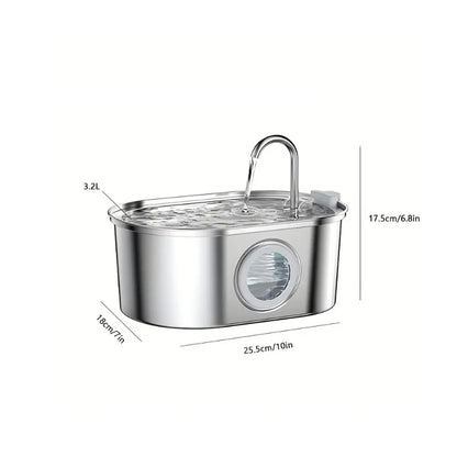 3.2L Stainless Steel Pet Dispenser