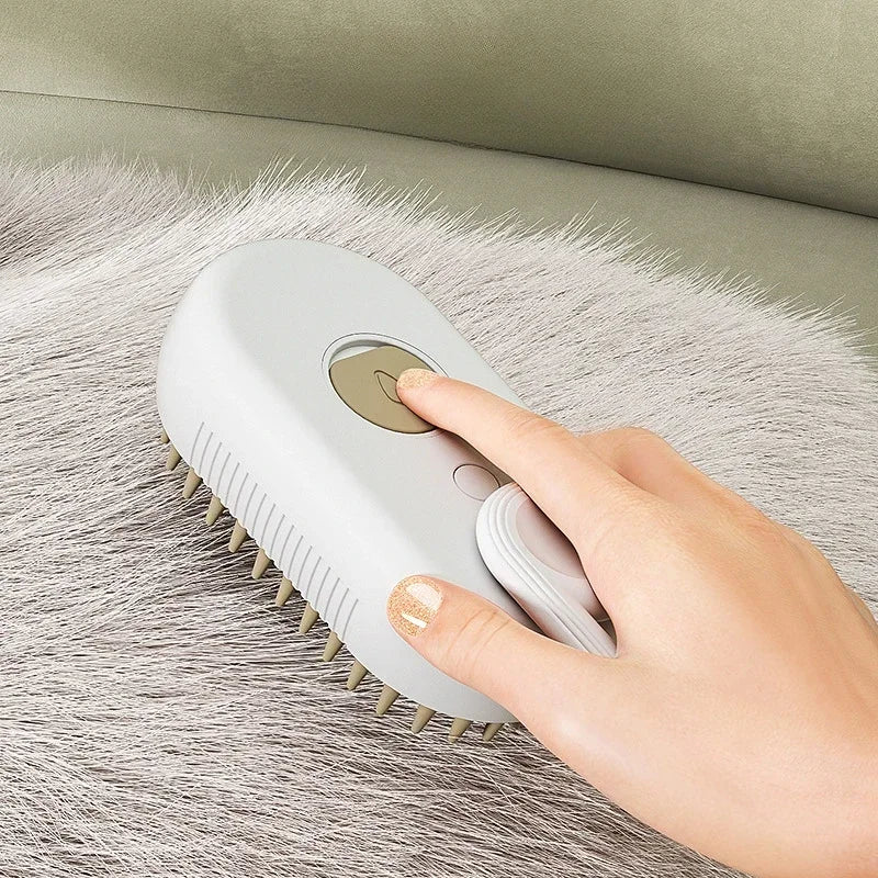 Steamy Pet Grooming Brush