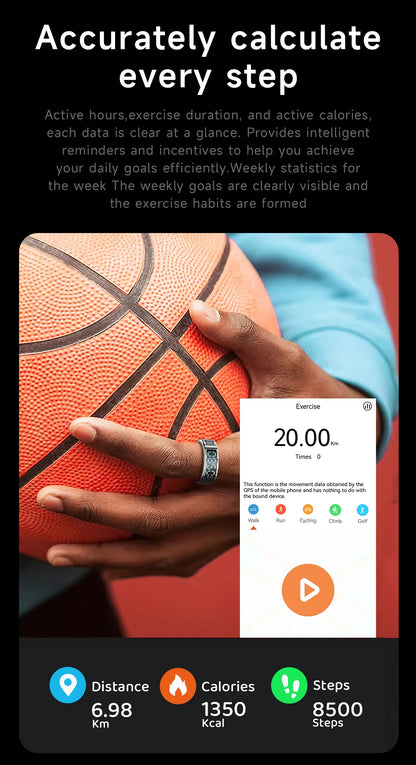 SR08 Smart Fitness Ring