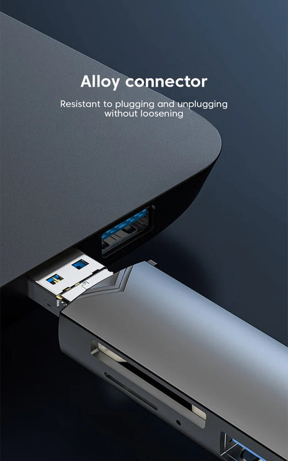 6-in-1 USB Card Reader