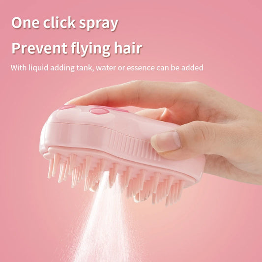 Steamy Pet Grooming Brush