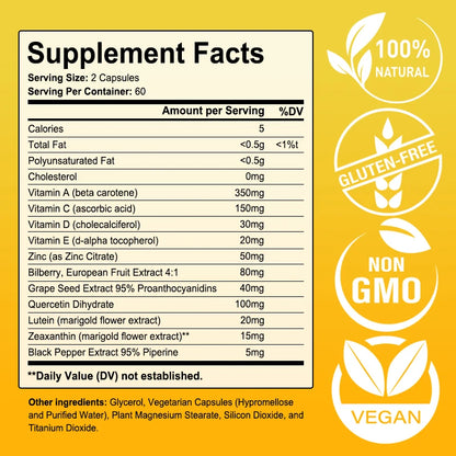 Lutein Vision Support Capsules