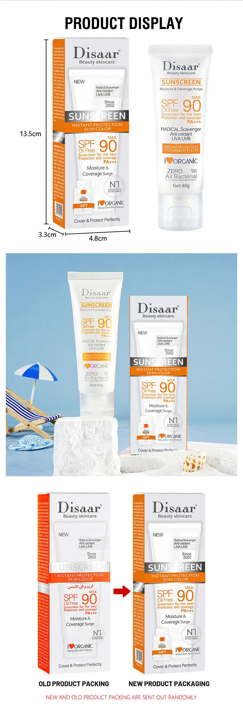 SPF 90+ Waterproof Sun Cream